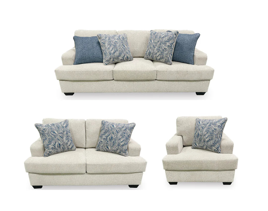 Scottsveal Sofa Set; Sepia