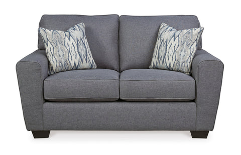 Calion Loveseat (Gunmetal)