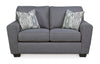 Calion Loveseat (Gunmetal)