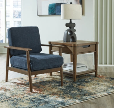 Bixler Accent Chair; Navy