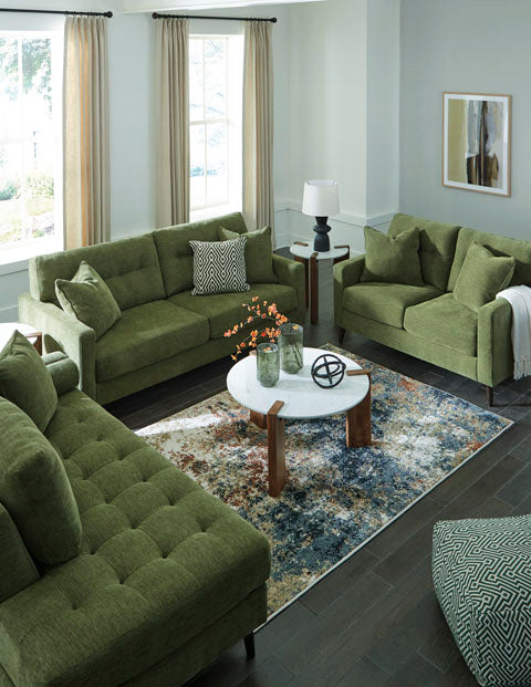Bixler Sofa,Loveseat and RAF Corner Chaise