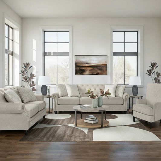 Katahdin Sofa Set; Wicker