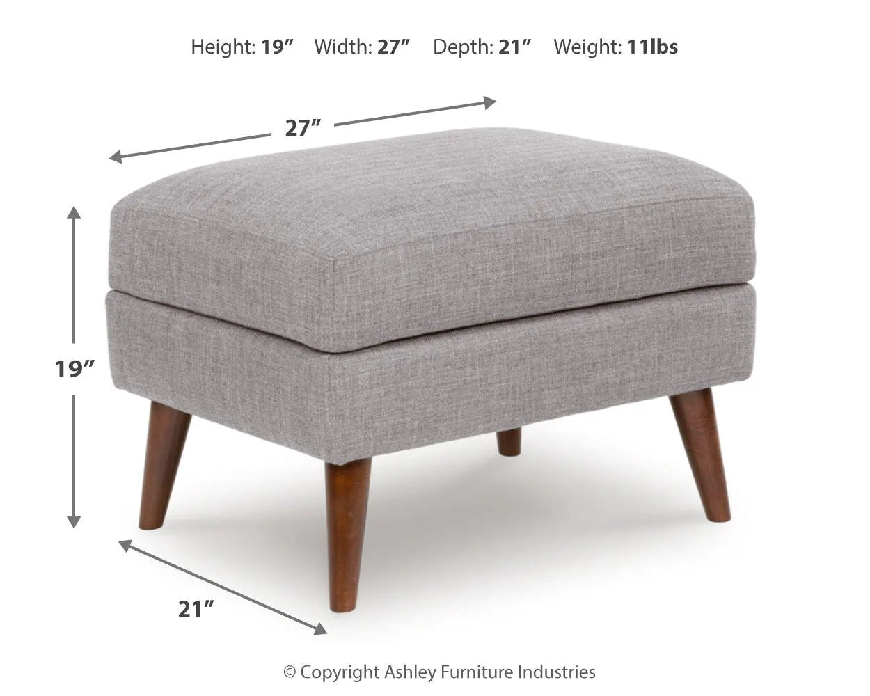Margola Ottoman with Storage
