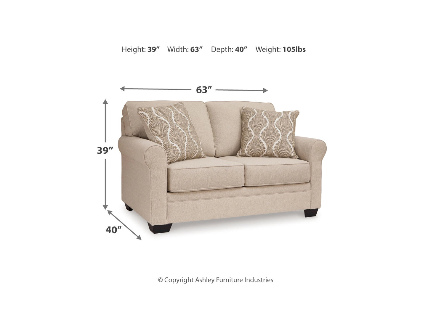 Belcaro Place Sofa, Loveseat, Chair and Ottoman