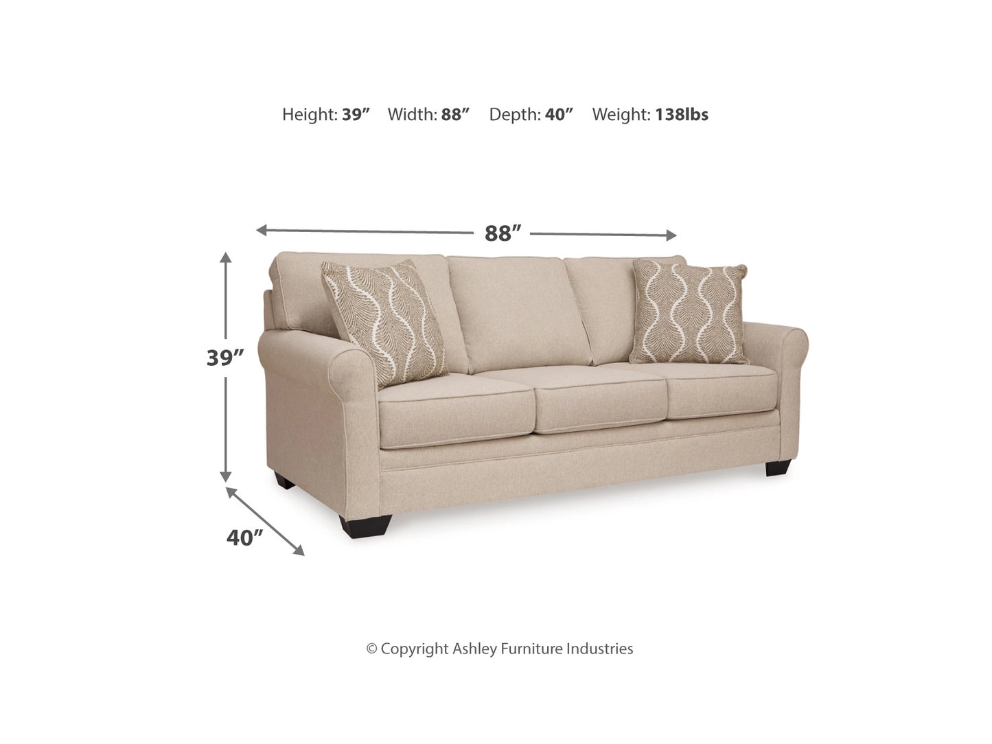 Belcaro Place Sofa, Loveseat, Chair and Ottoman