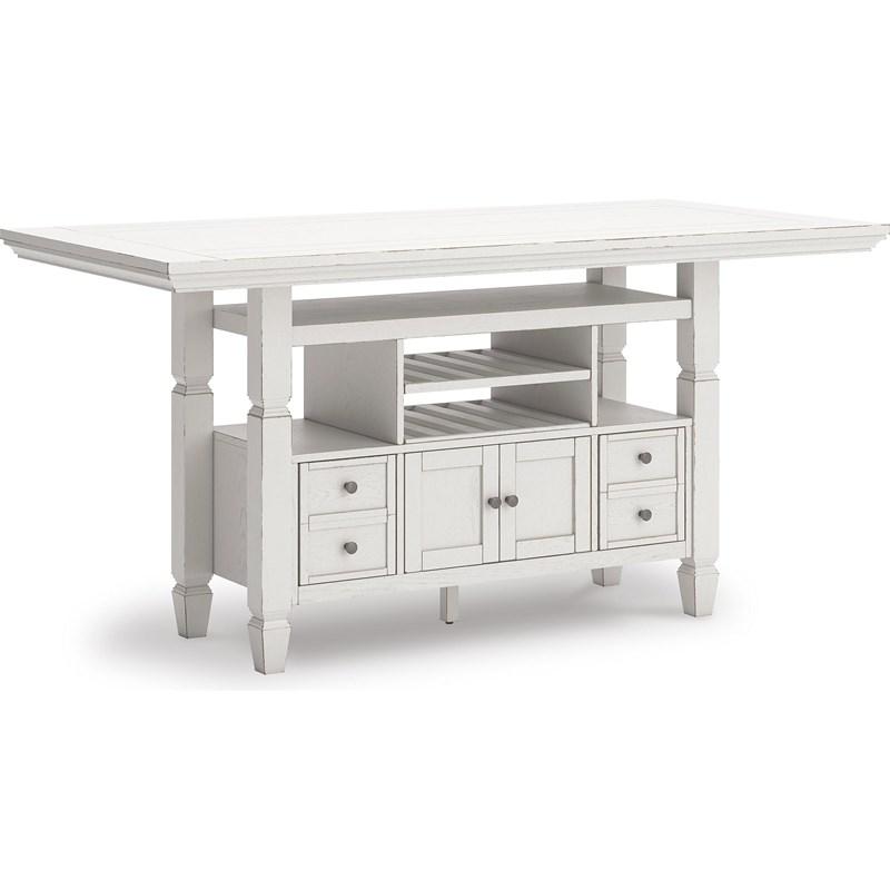 Robbinsdalle Dining Counter Table;Antique White