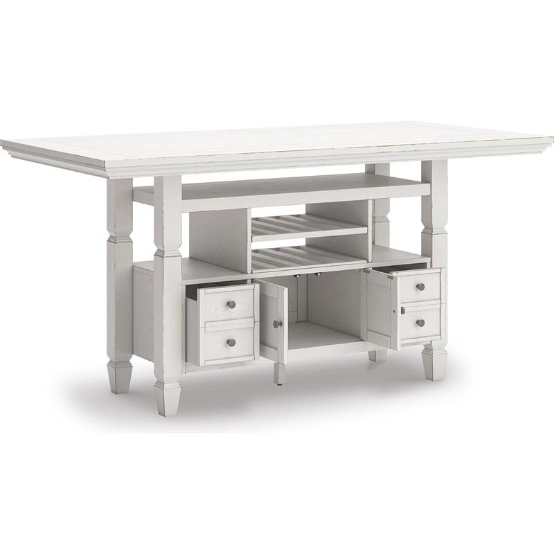 Robbinsdalle Dining Counter Table;Antique White