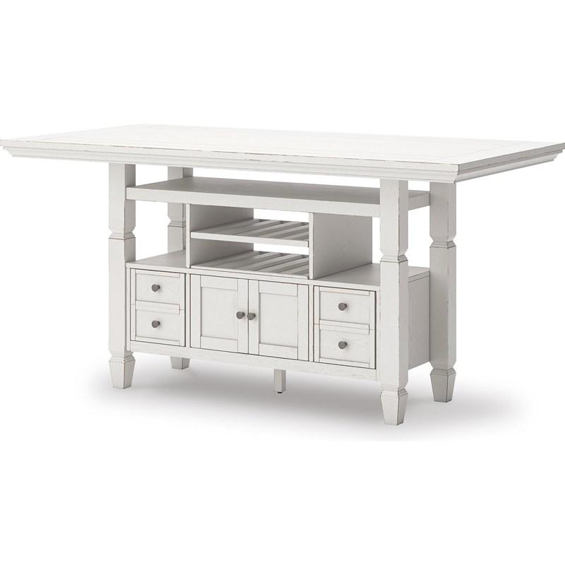 Robbinsdalle Dining Counter Table;Antique White