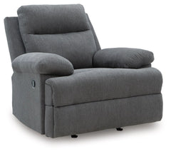 Tarrant Rocker Recliner;Charcoal