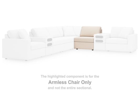 Modmax Armless Chair; Oyster