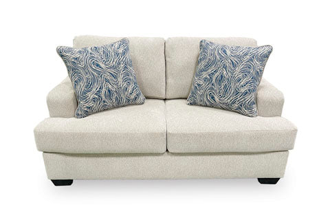 Scottsveal Sofa and Loveseat; Sepia