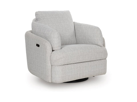 Alainmont Next-Gen Nuvella Next-Gen Nuvella™ Performance Fabric Swivel Power Recliner