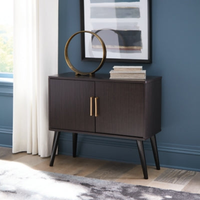 Orinfield Accent Cabinet; Dark Brown