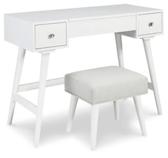 Thadamere Vanity with Stool (White) (Now 50% OFF)
