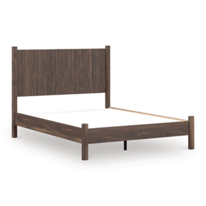 Cadmori Queen Panel Bed; Brown