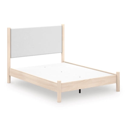 Cadmori King Panel Bed; Two-tone