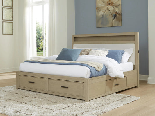 Calmoro Queen Bookcase Bed