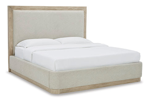 Hennington King Size Bed, Chest of Drawers,Dresser & Mirror and Nightstand