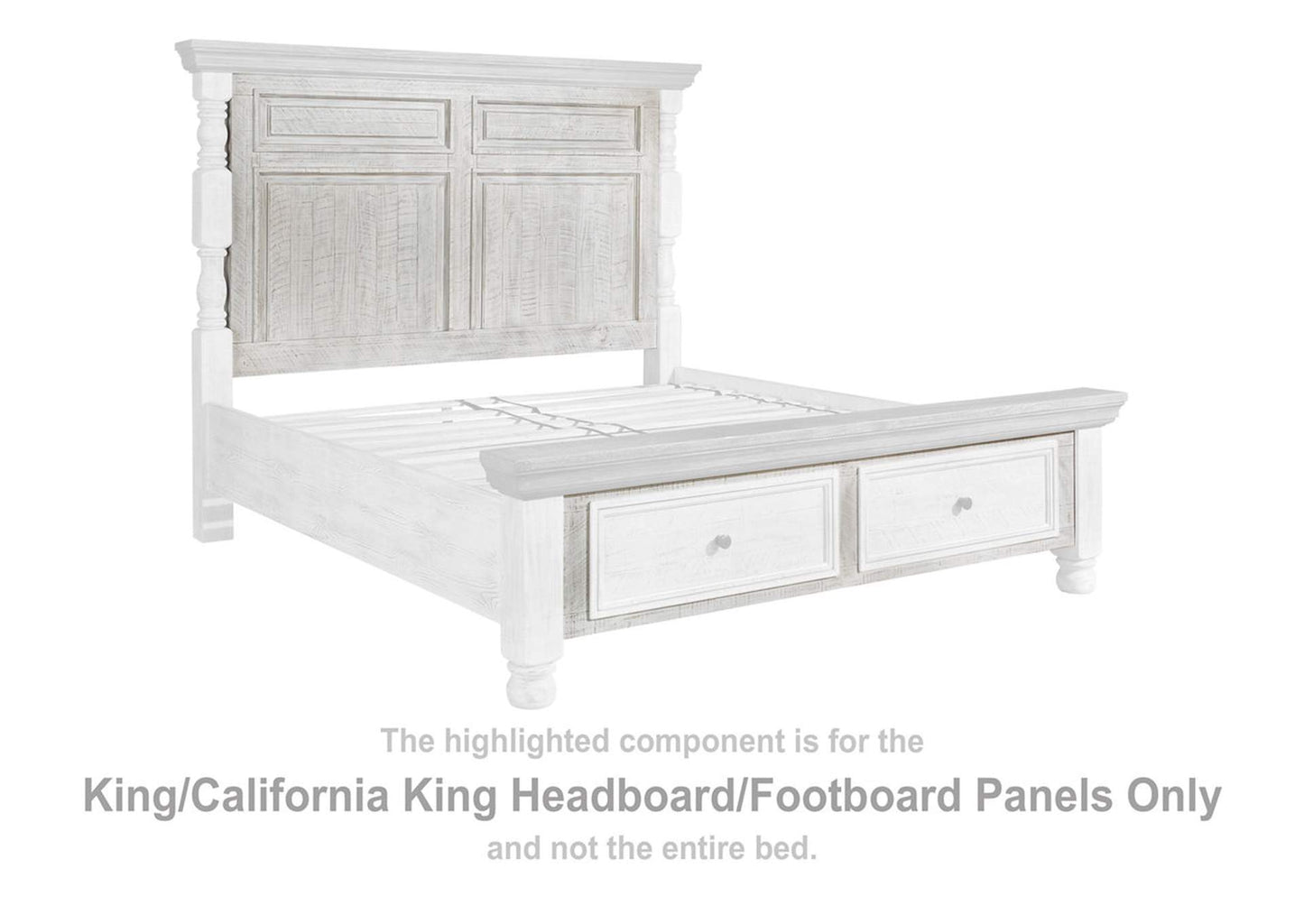 Havalance King Panel Bed with storage