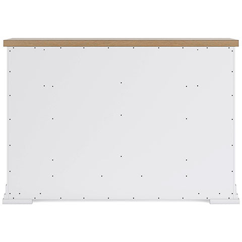 Ashbryn Dresser with mirror (White/Natural)