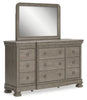 Lexorne Dresser and Mirror (Now 50%OFF)