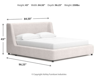 Neo California King Upholstered Platform Bed