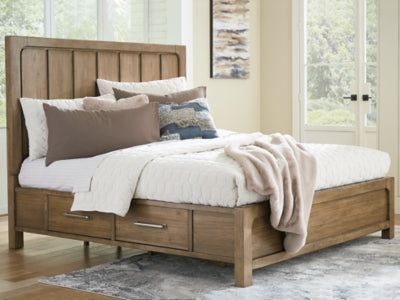 Cabalynn King Panel Bed with Storage (Now 58%OFF)