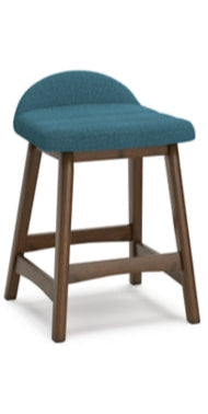 Lyncott Counter Height Bar Stool Blue