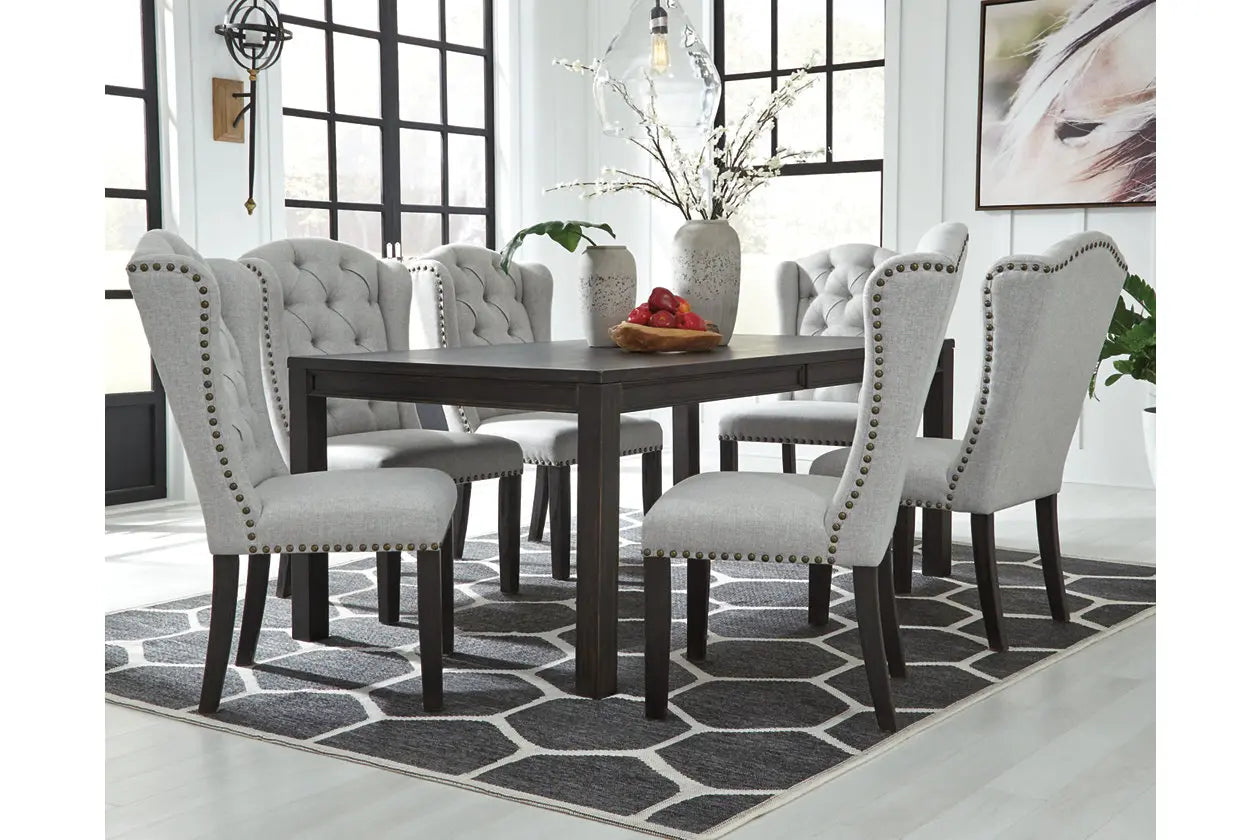 Jeanette Dining Table and Chair (set of 7)
