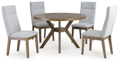 Roanhowe Dining Table and 4 Chairs; High