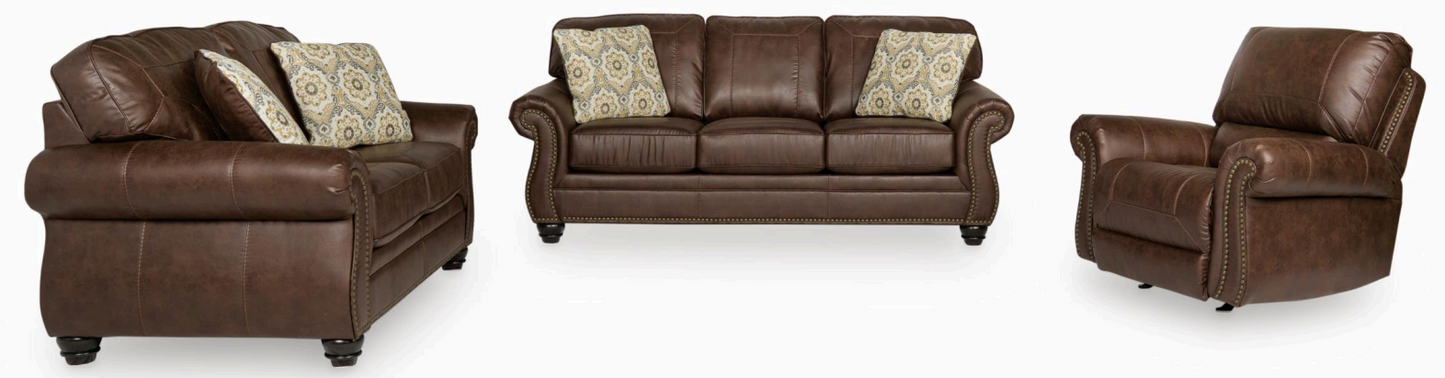 Valencia Sofa Set; Brown