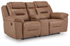 Beaman Peak DBL Rec Loveseat w/Console