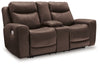 Mindanao Power Reclining Loveseat with Console