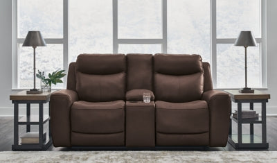Mindanao Power Reclining Loveseat with Console