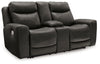 Mindanao Power Reclining Loveseat with Console
