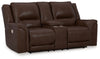 Trasimeno Power Reclining Loveseat with Console