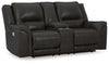 Trasimeno Power Reclining Loveseat with Console