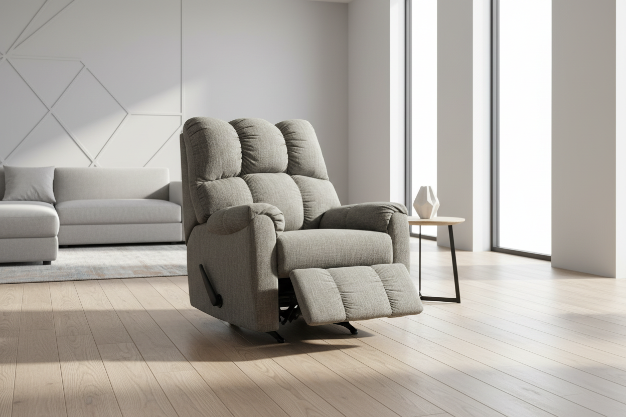 Raulo Rocker Recliner; Steel