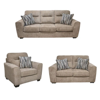 Olten Sofa Set; Mocha