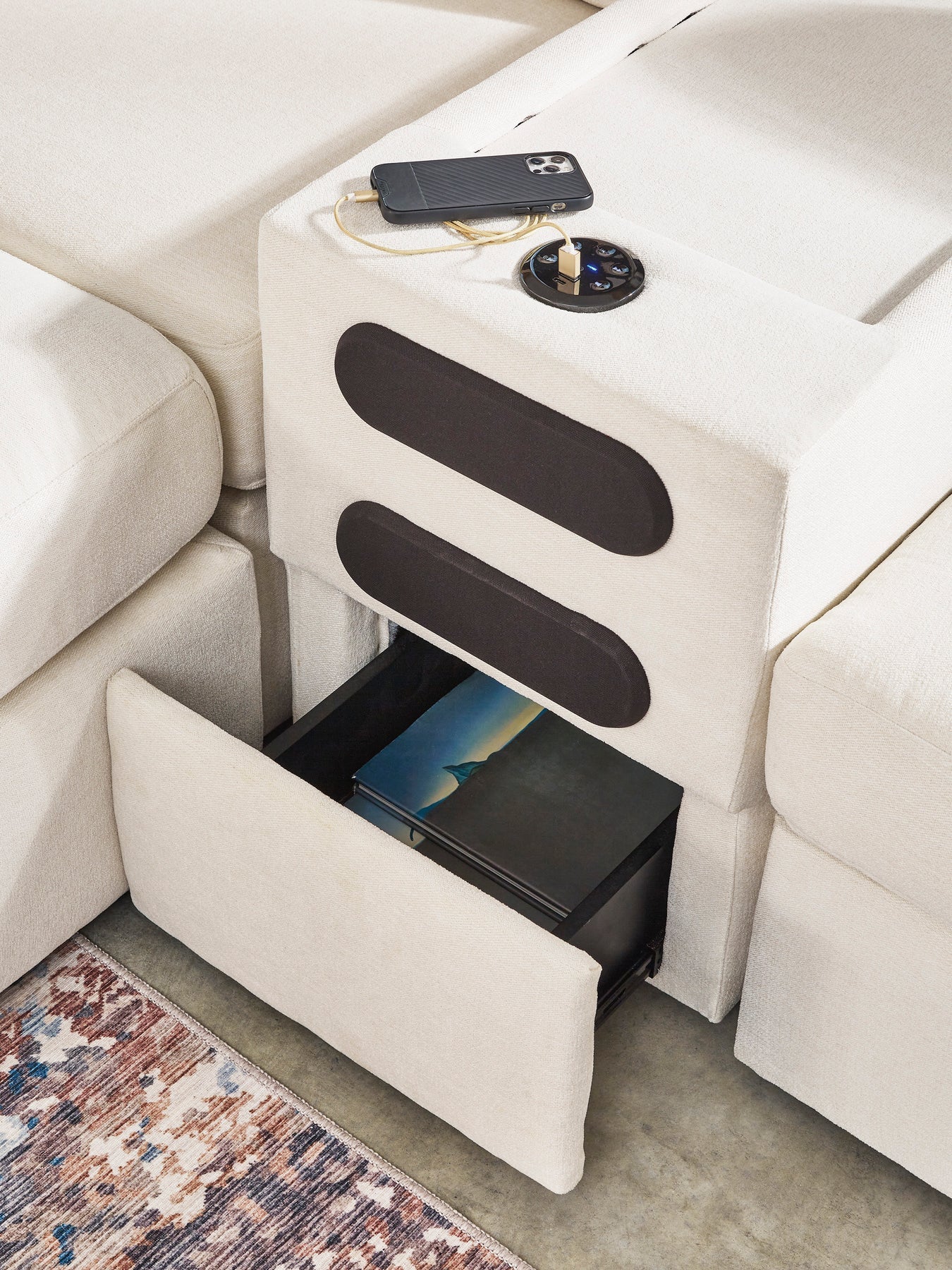 Modmax 9-Piece Sectional with Audio System (Oyster)