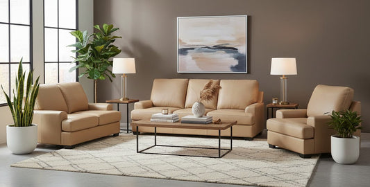 Heartcort Sofa Set; Toffee