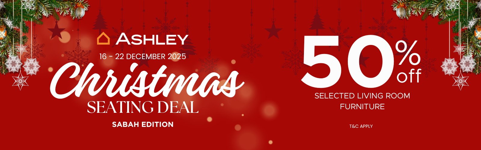 Christmas Seating Deal (Sabah)