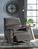 Nerviano Zero Wall Recliner; Gray