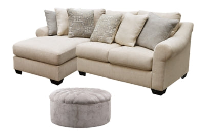 Carnaby 2-Piece Sectional with Ottoman