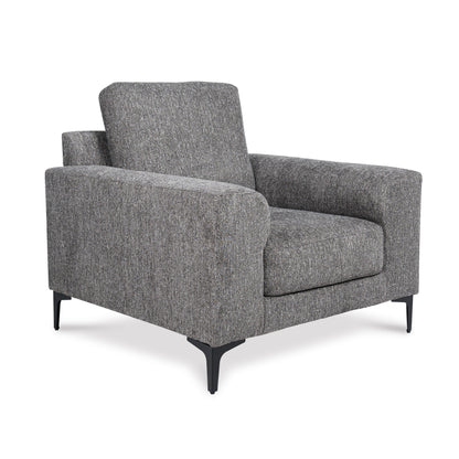 Harrow Pike Chair and Loveseat; Pewter