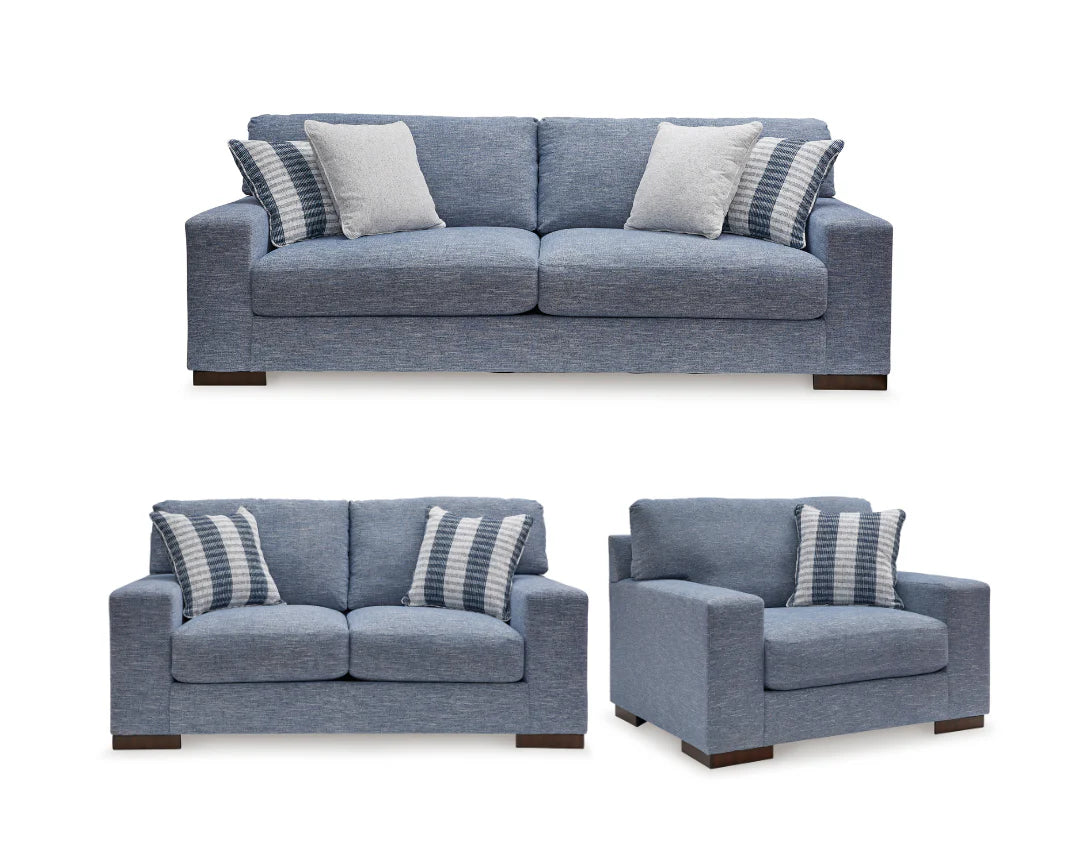 Belvoir Sofa Set; Denim