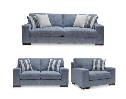 Belvoir Sofa Set; Denim