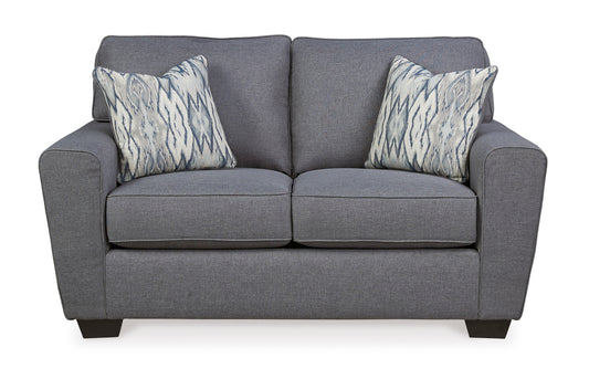 Calion Loveseat (Gunmetal)