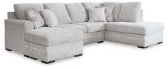 Gabyleigh 2-Piece Sectional with Chaise; Nickel
