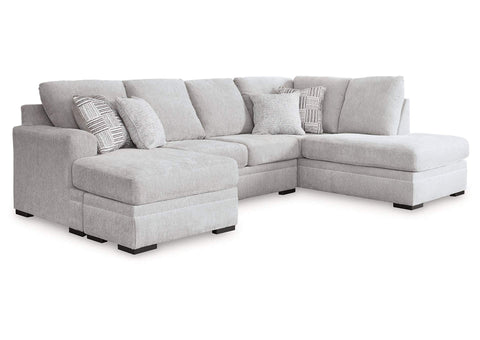 Gabyleigh 2-Piece Sectional with Chaise;Nickel